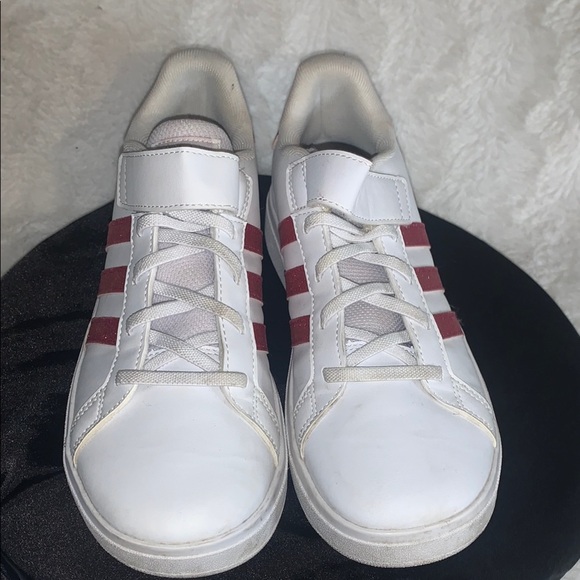 Adidas women White and Pink Sneakers - Picture 3 of 8